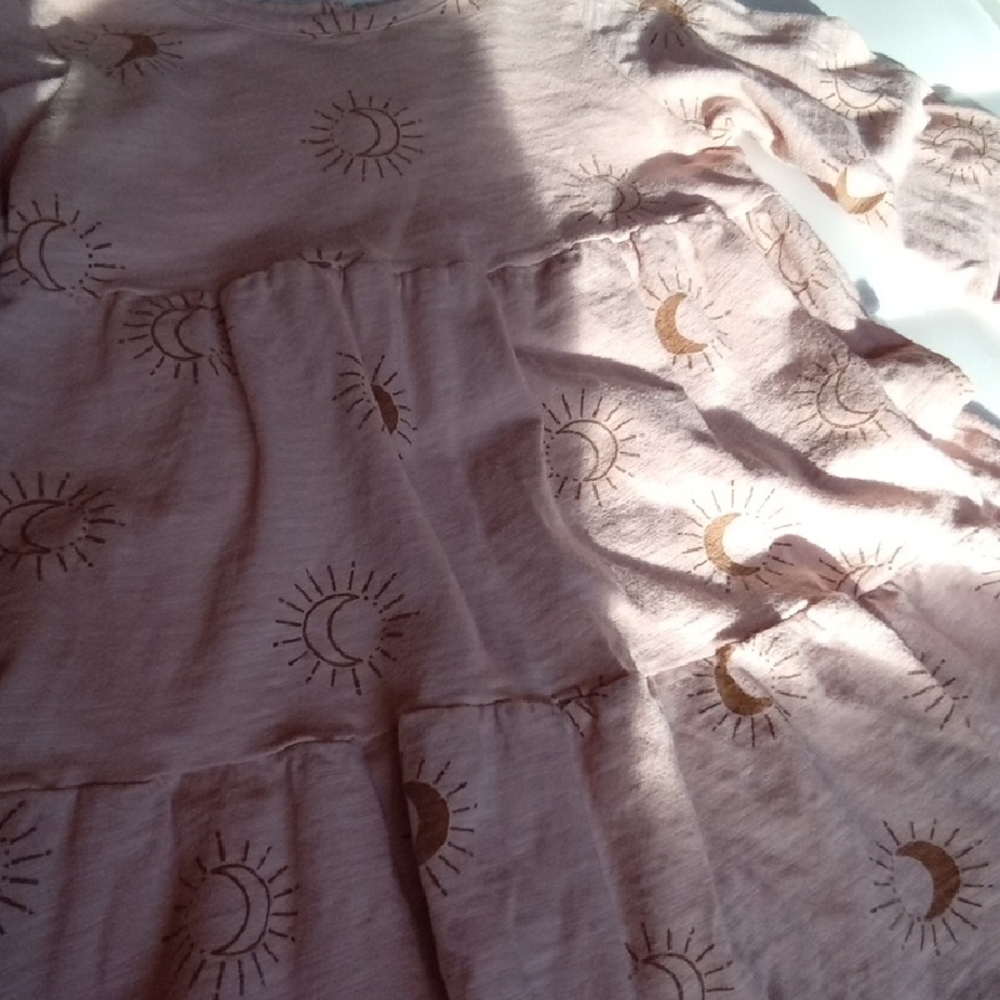 Girls 2 Item Bundle Long-Sleeve Layered Tunic Top in Pink and Purple - Picture 5 of 9